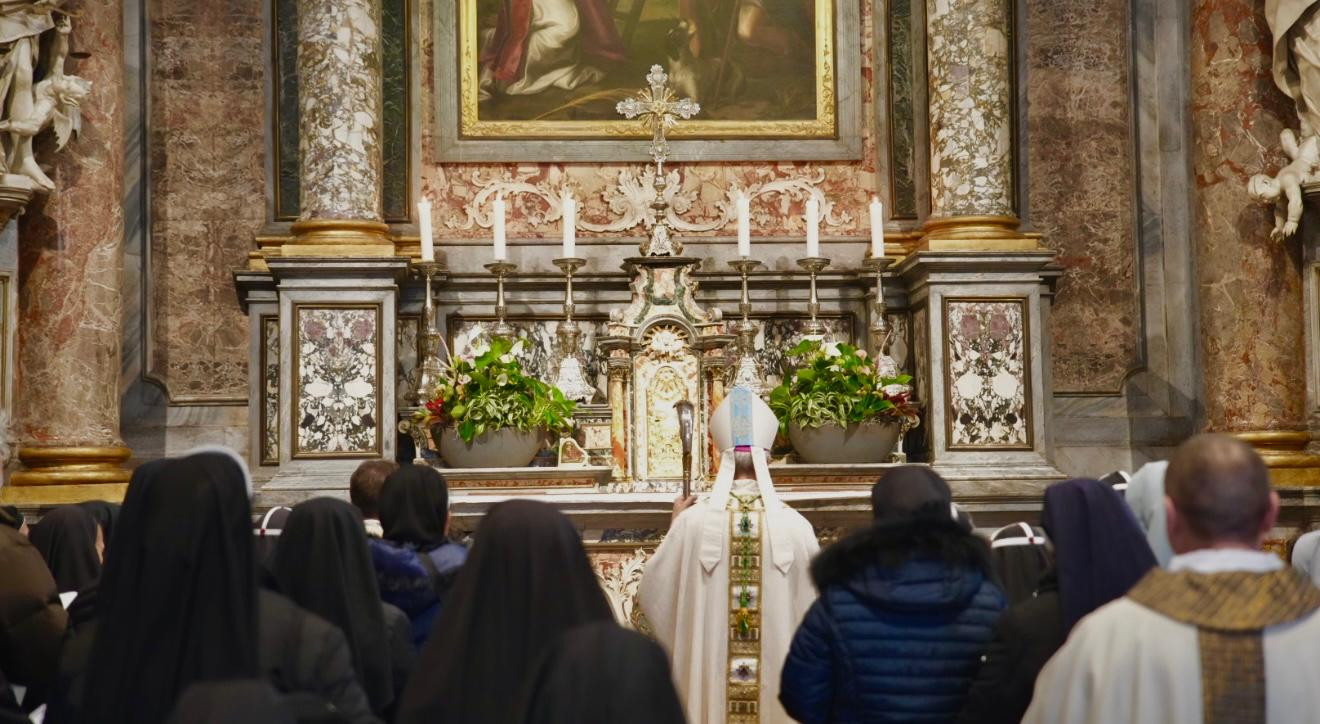 Un momento della funzione in cattedrale del 1. febbraio 2025