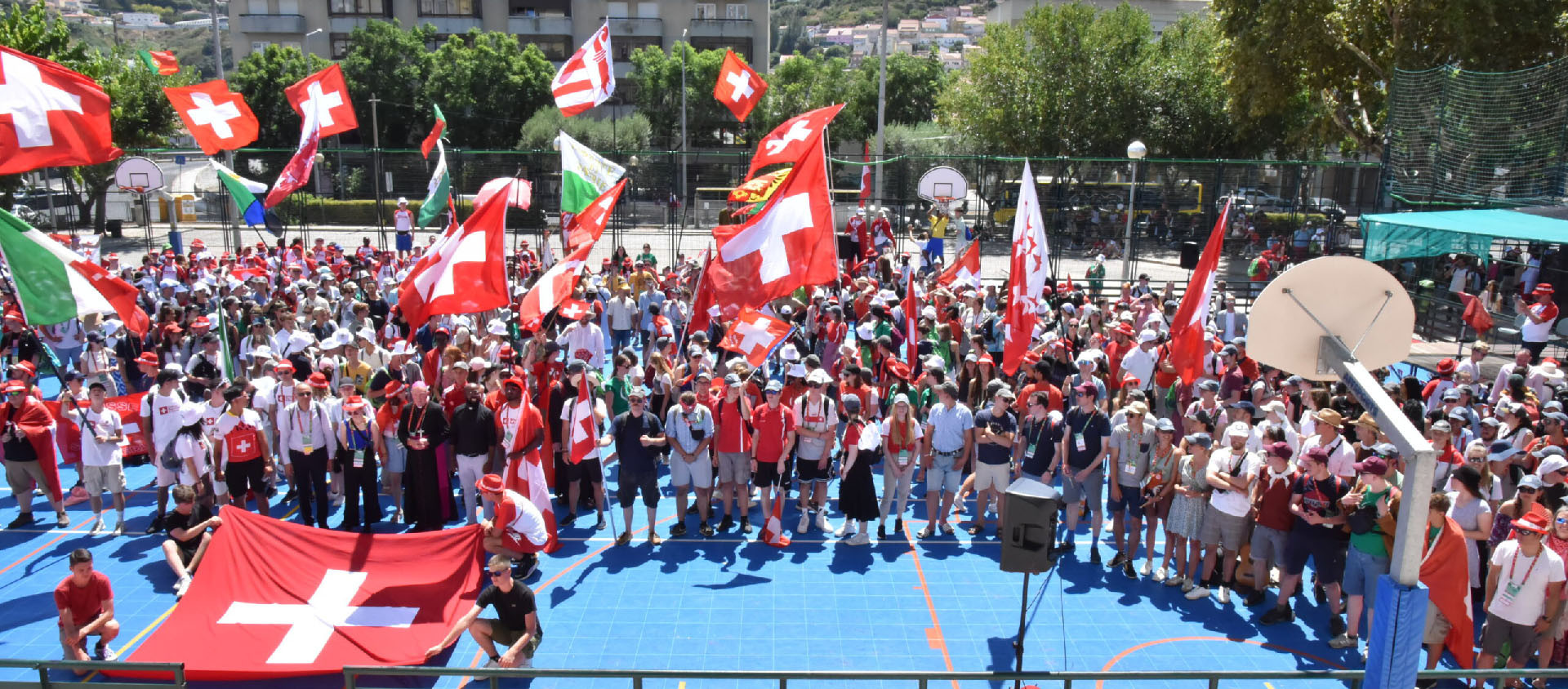 Giovani svizzeri ad un raduno mondiale