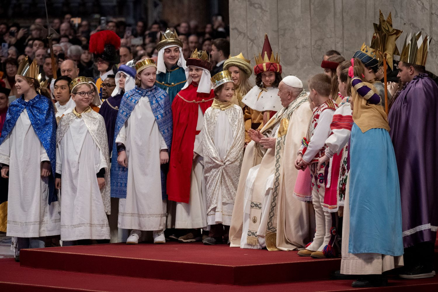 I cantori della Stella a Roma, da papa Francesco