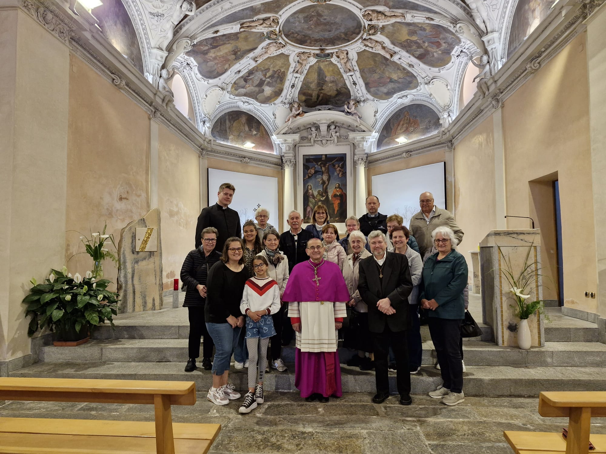 La visita dell'arcivescovo di Milano al monastero di Claro (fotogallery)