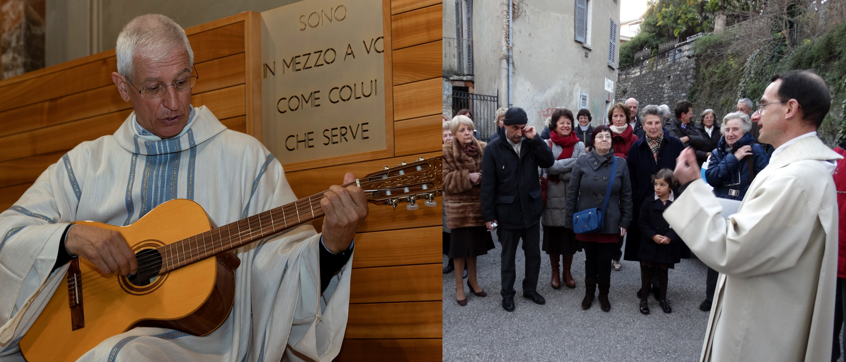 Il «grazie» dei fedeli a due storici parroci ticinesi