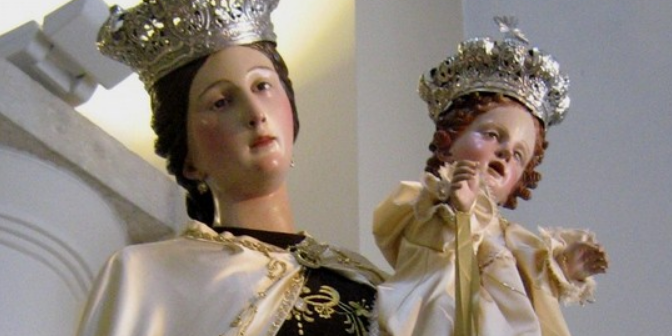 Mons. de Raemy al Monastero delle carmelitane di Locarno-Monti per la Madonna del Carmelo