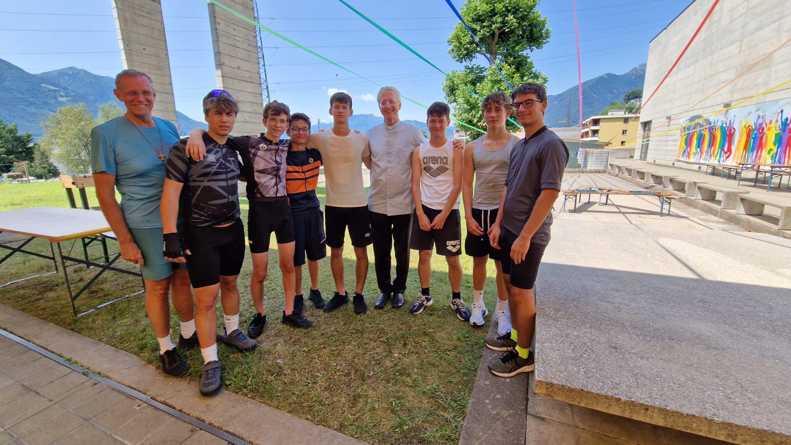 I giovani ciclisti della Pastorale Giovanile si allenano per il Festival di Medjugorje