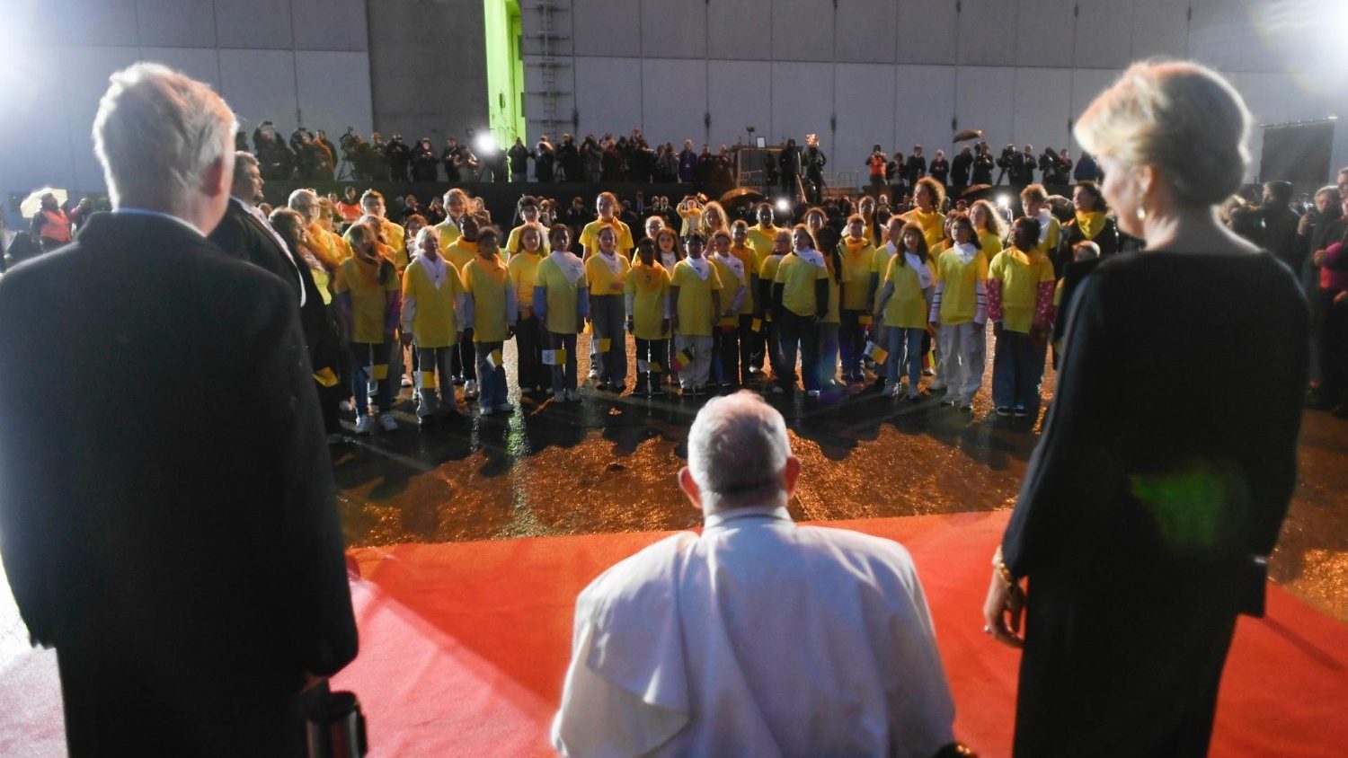 Il Papa è arrivato in Belgio, seconda tappa del suo viaggio al centro dell'Europa