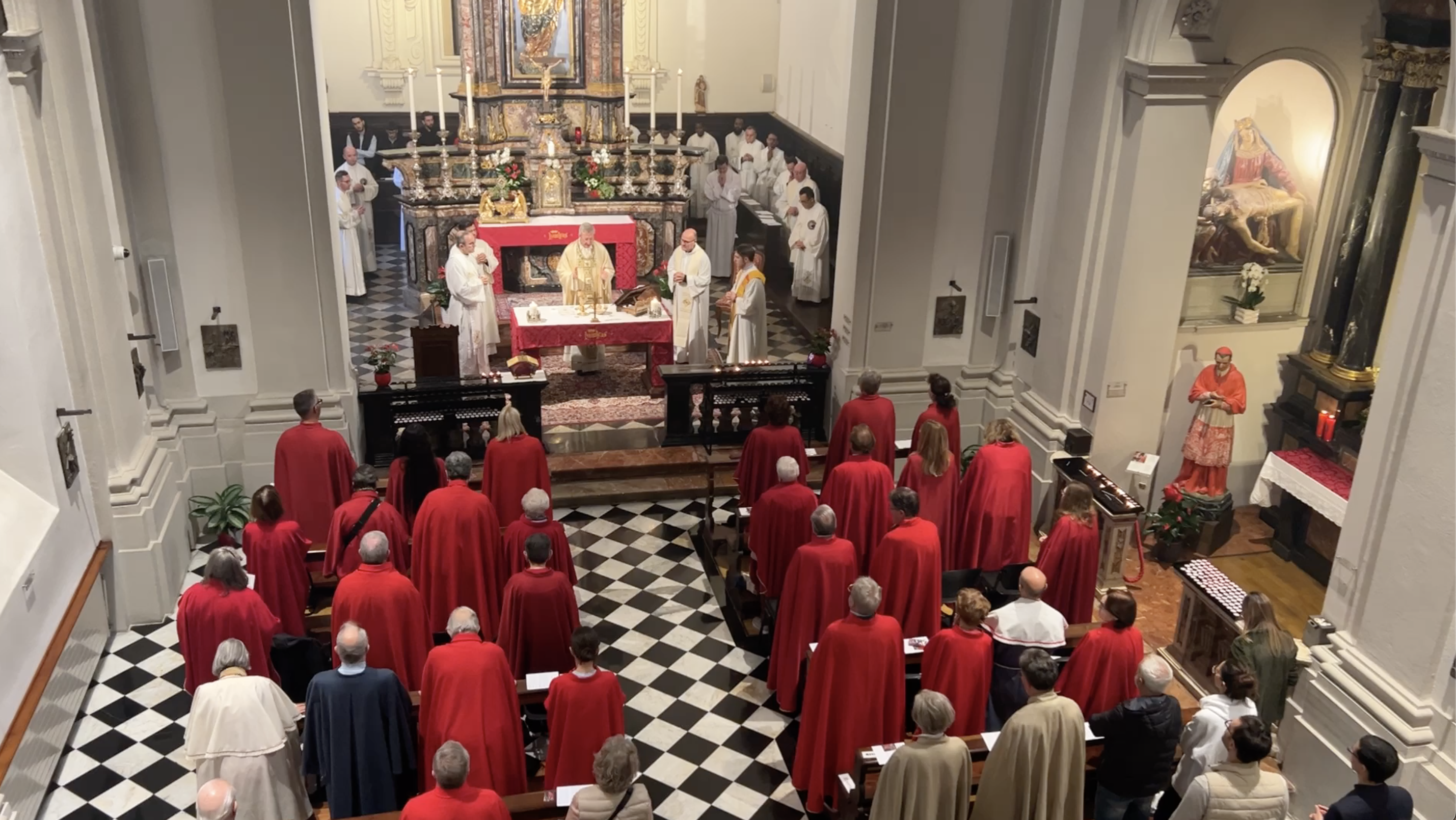 Festa patronale di San Carlo Borromeo nella chiesa di via Nassa a Lugano con mons. Alain de Raemy