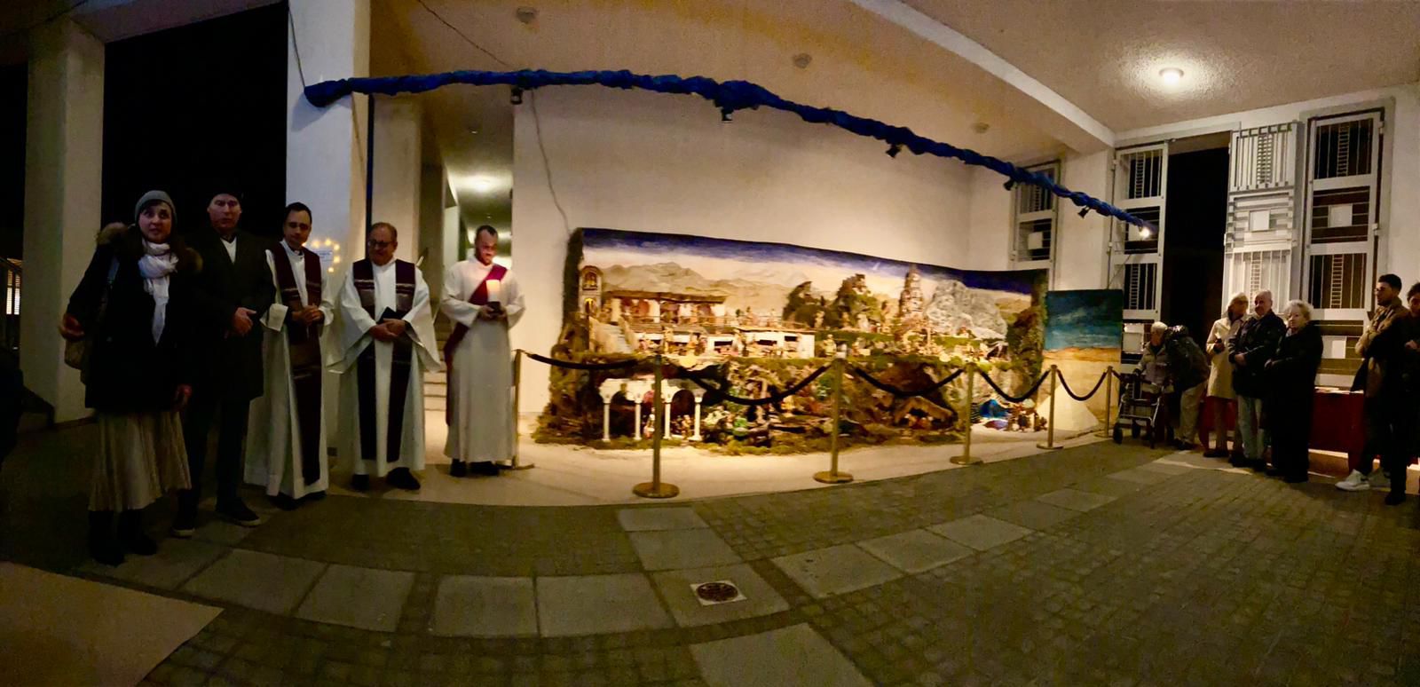 Locarno: inaugurato all'Oratorio il presepe solidale costruito dai volontari del 