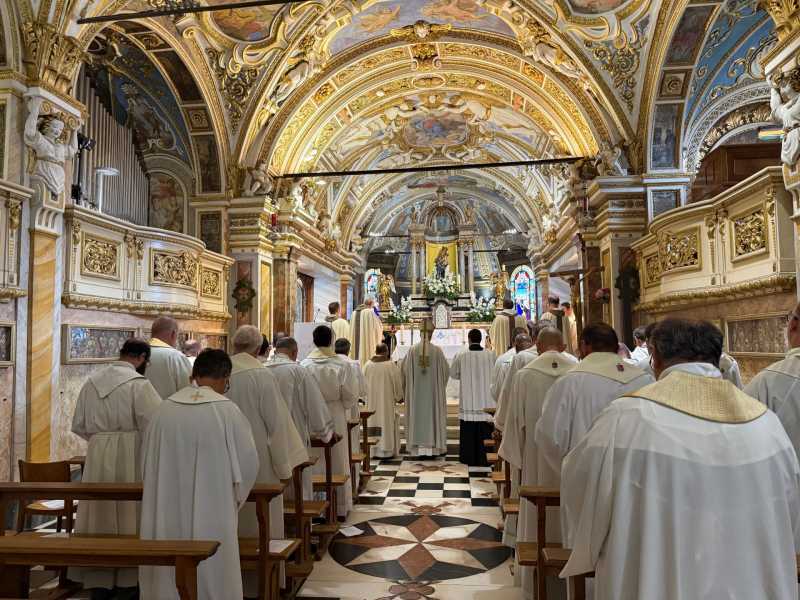 La celebrazione che ha concluso l'Assemblea del clero 2025 si è svolta alla Madonna del Sasso