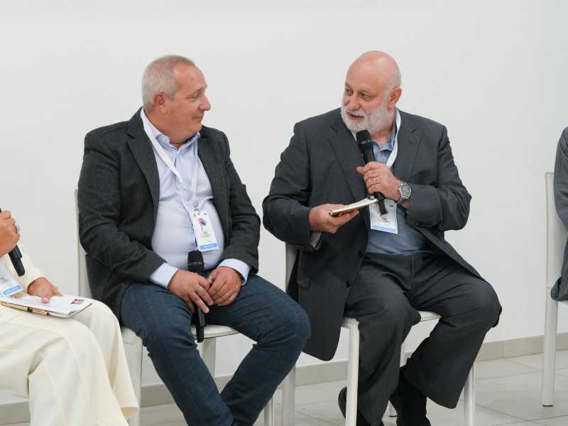 Stefano Frisoli con Alfonso Cauteruccio, pres. Greenaccord
