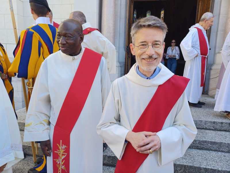 Il diacono permanente Gregory Solari