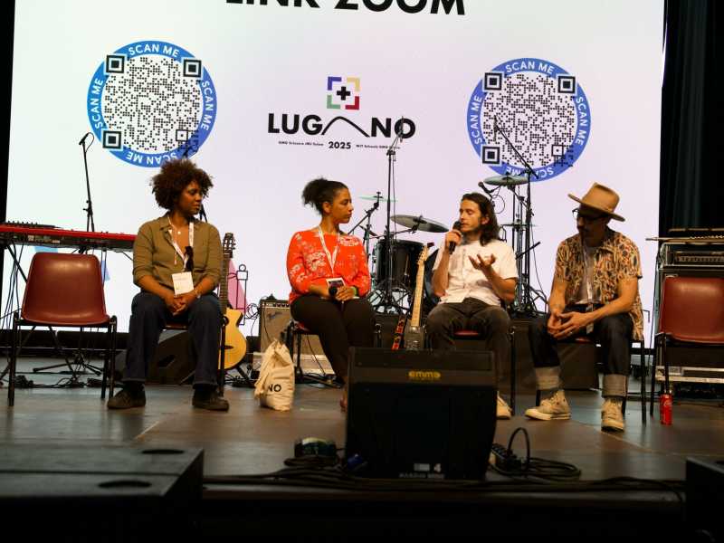 Testimonianza della band Les Guetteurs, durante la Gmg nazionale a Lugano (foto F. Baggi)