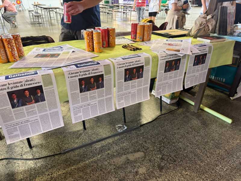 Villaggio dei Giovani con stand durante la Gmg nazionale (foto F. Baggi)
