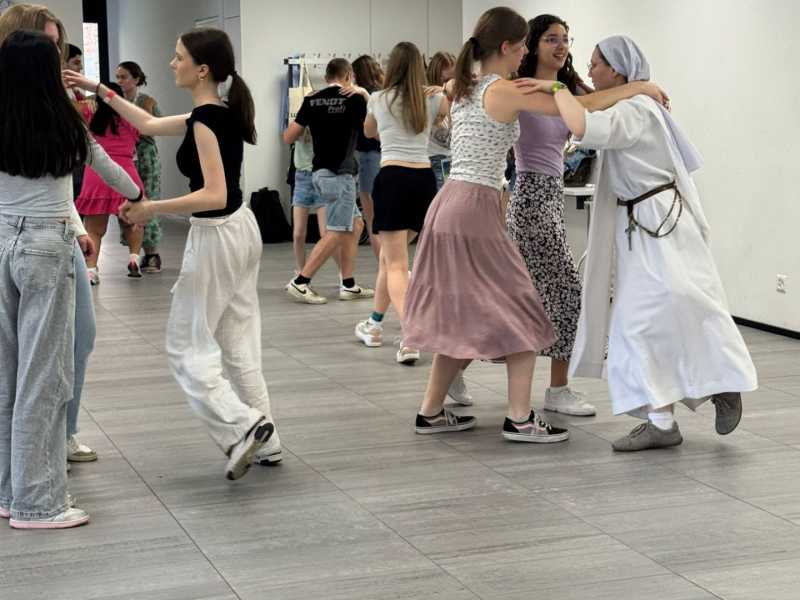 Workshop di danza durante la Gmg nazionale con la comunità delle Beatitudini