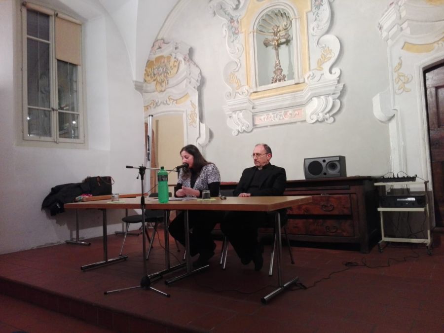 La dott.ssa Myriam di Marco con padre Bernardo Cervellera, Direttore di AsiaNews