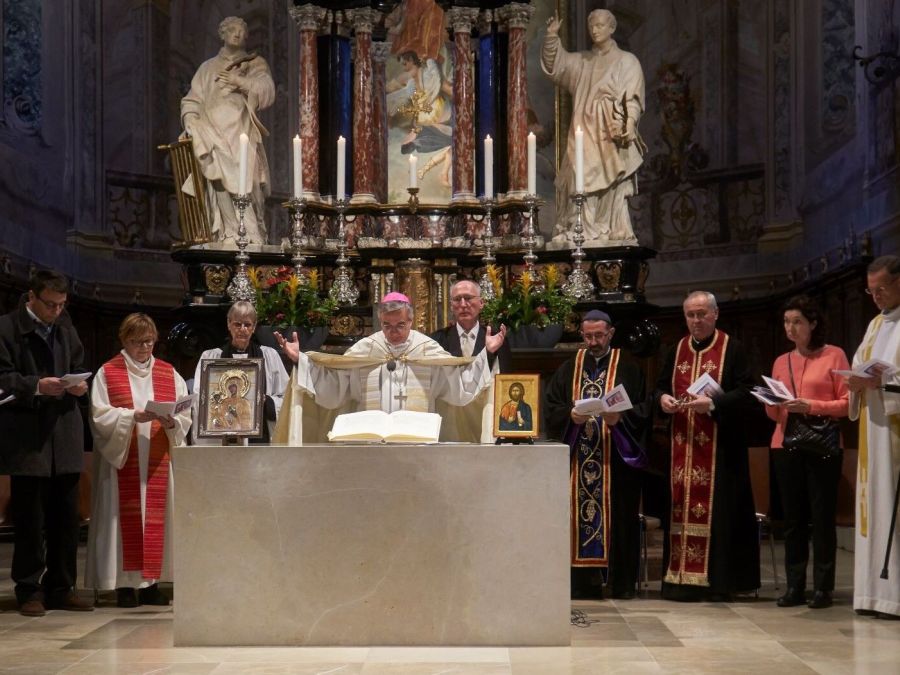 Celebrazione ecumenica in occasione del 20mo della Comunità di lavoro delle chiese cristiane nel Ticino nel 2020