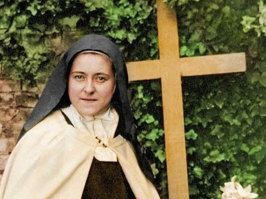 Foto colorata di Teresa di Lisieux, nel luglio 1896