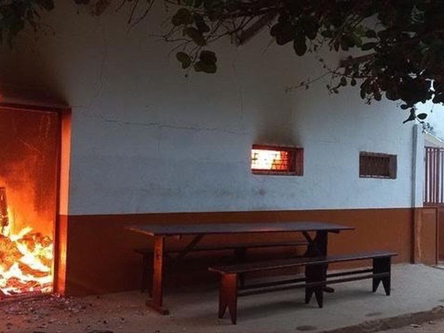 L'attentato in Mozambico in una foto diffusa dalla diocesi di Pordenone
