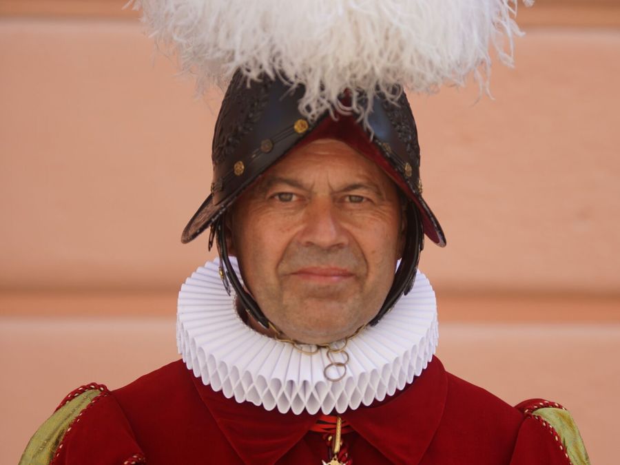Il comandante della Guardia Svizzera Pontificia, colonnello Christoph Graf