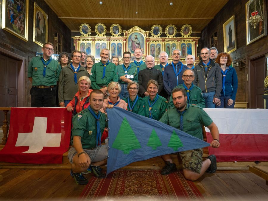 Santa Messa, con promessa e rinnovo della promessa scout, nella chiesa parrocchiale di Czarna