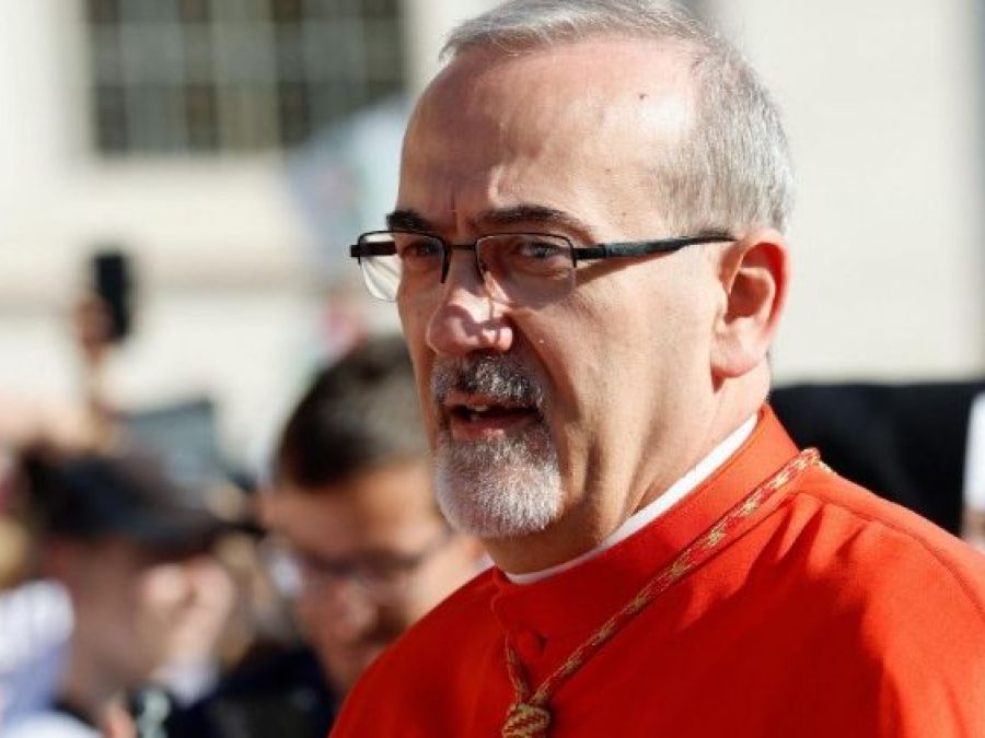Il cardinale Pierbattista Pizzaballa, patriarca  latino di Gerusalemme