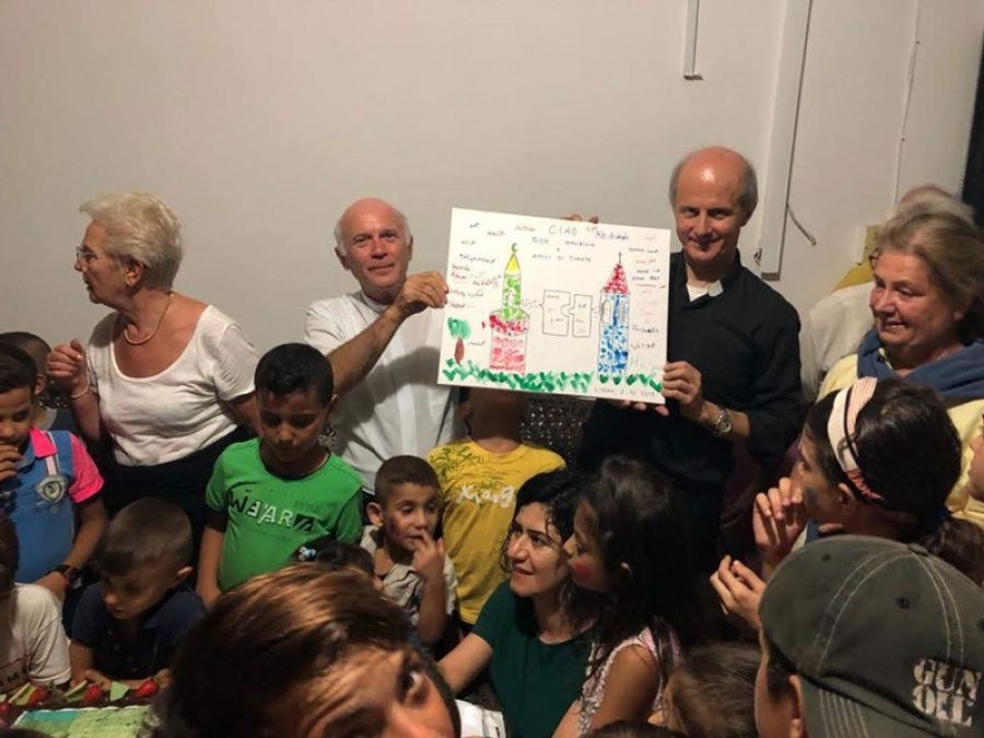 Padre Puccini in Libano (foto ass. ouipourlavie)