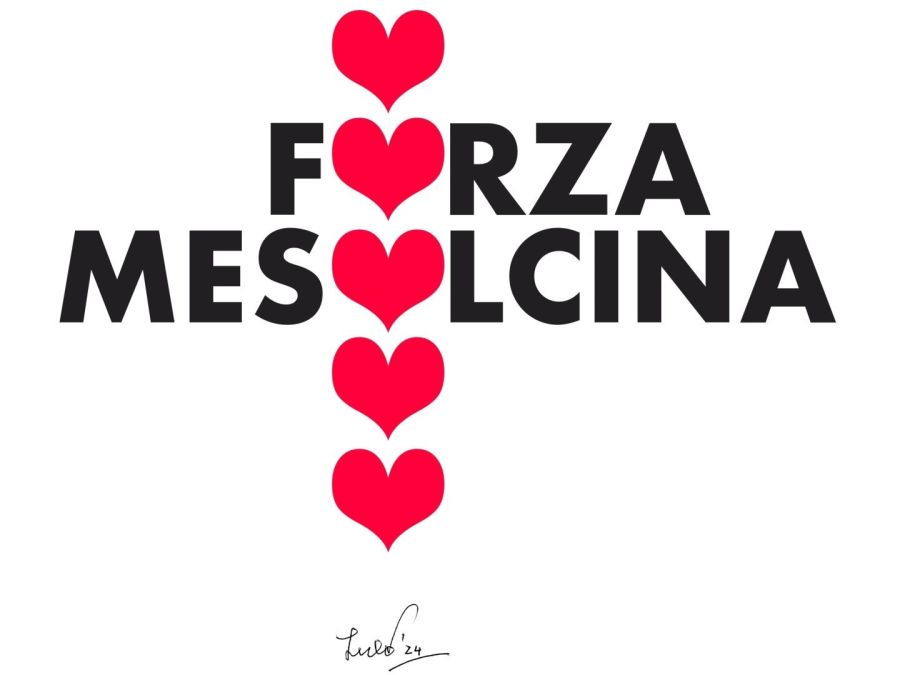 La vignetta di Lulo Tognola che esprime solidarietà alla regione di Mesolcina.