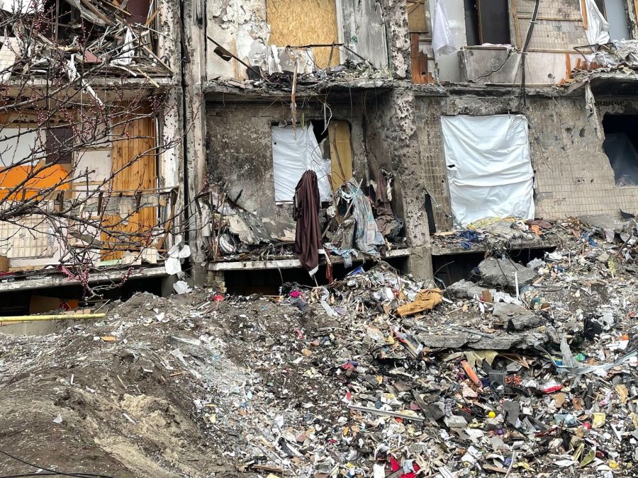 Bombardamento in Ucraina