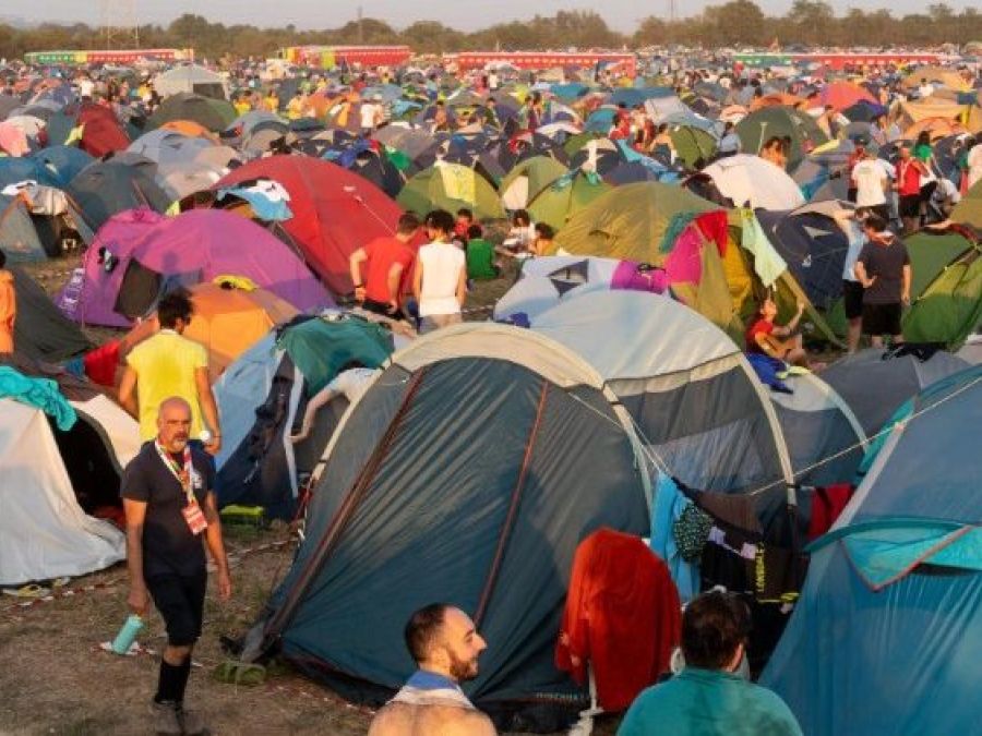 Un momento del raduno dei capi scout italiani