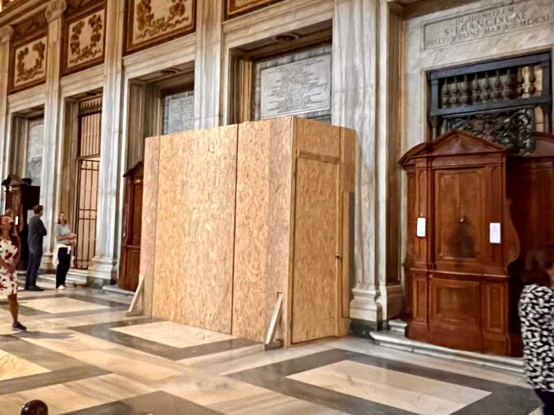 Luogo dove verrà tumulato Papa Francesco nella Basilica di Santa Maria Maggiore a Roma
