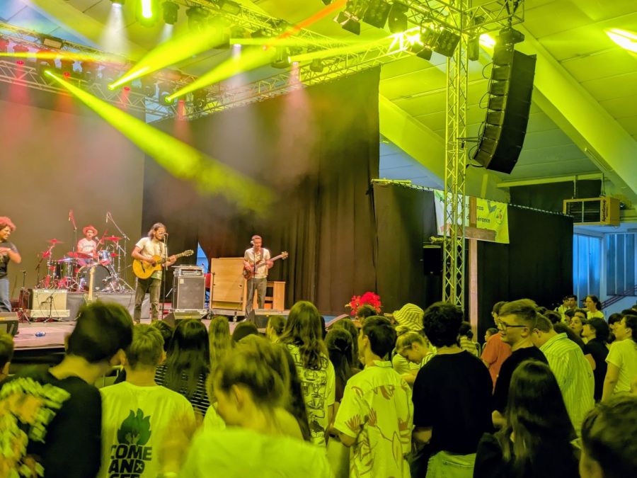 Concerto del gruppo Les Guetteurs alla GMG svizzera a Lugano