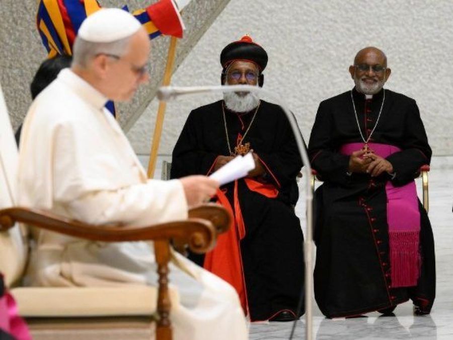 Papa Leone XIV nell'udienza ai partecipanti al Giubileo delle Chiese orientali