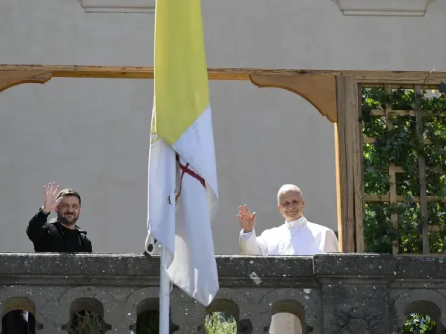 Il Papa e Zelensky a Castelgandolfo