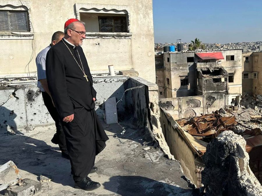 Il cardinale Pizzaballa a Gaza