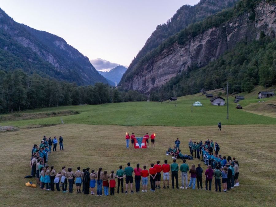 Gli scout della Tre Pini in valle Calanca