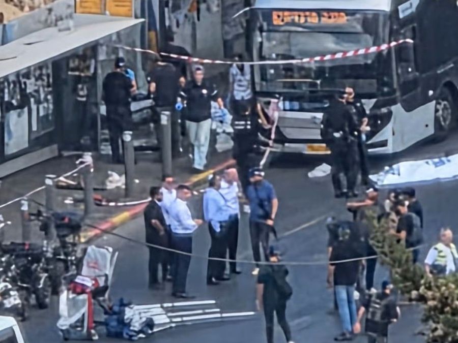 Il luogo dell'attentato