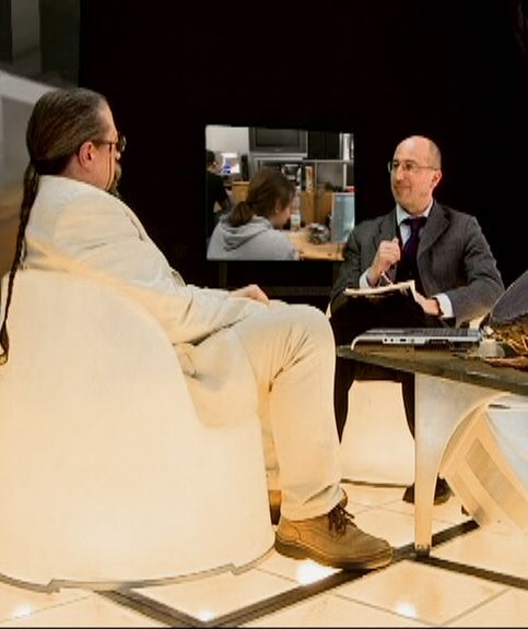 Studio di registrazione Caritas Tv a Pregassona