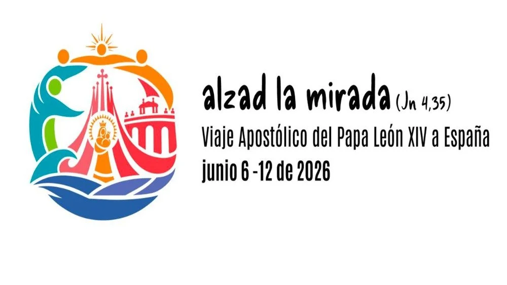 Il logo e il motto del viaggio apostolico di Leone XIV in Spagna del prossimo giugno